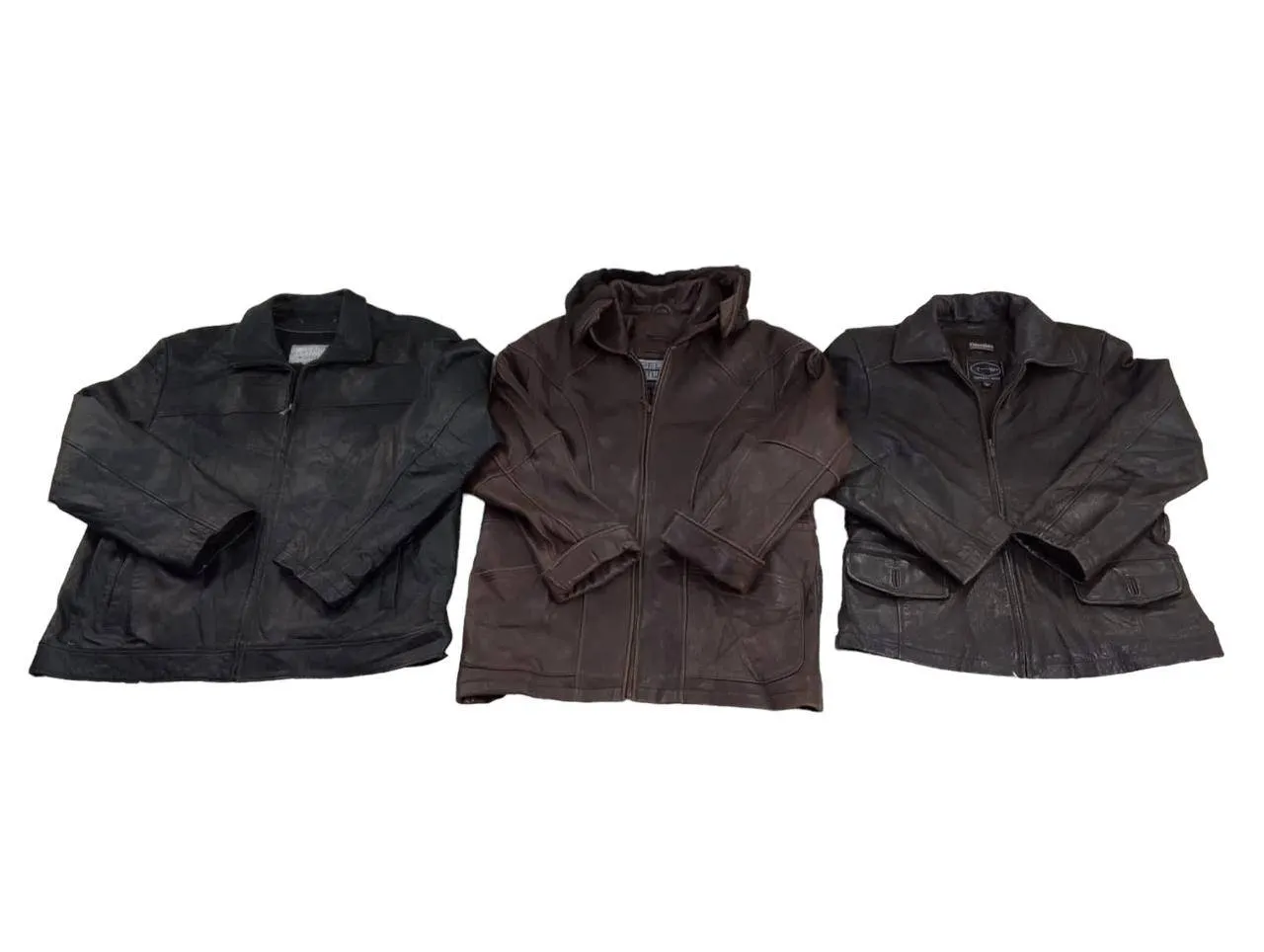 Y2k 2024 - Leather Structure Jackets Mix - 12 pcs