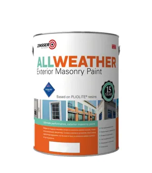 Zinsser All Weather Masonry Paint - 5 Litre