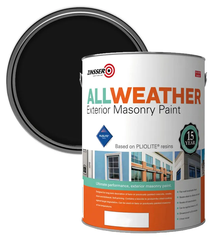 Zinsser All Weather Masonry Paint - 5 Litre